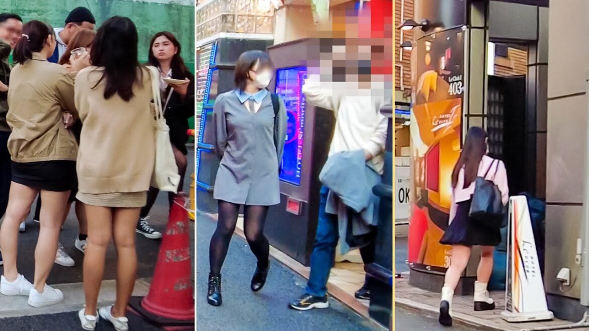 4k:東京鶯谷散歩｜土曜午後のラブホテル街の様子｜TOKYO WALK