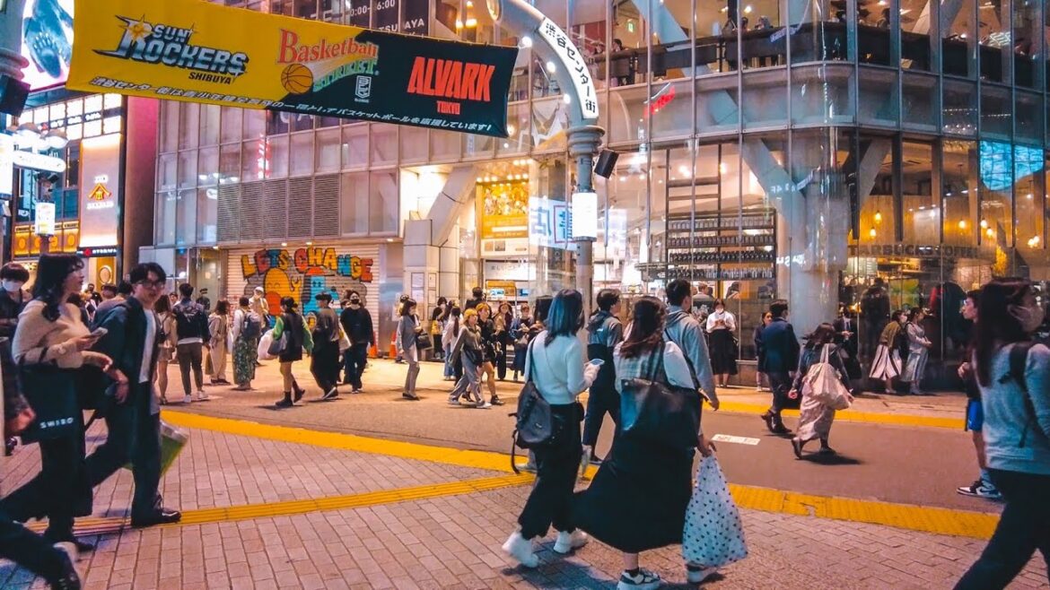 渋谷の夜散歩 4K 2023年4月28日①（Night Walk in Shibuya, Tokyo - Apr 28, 2023 part 1）