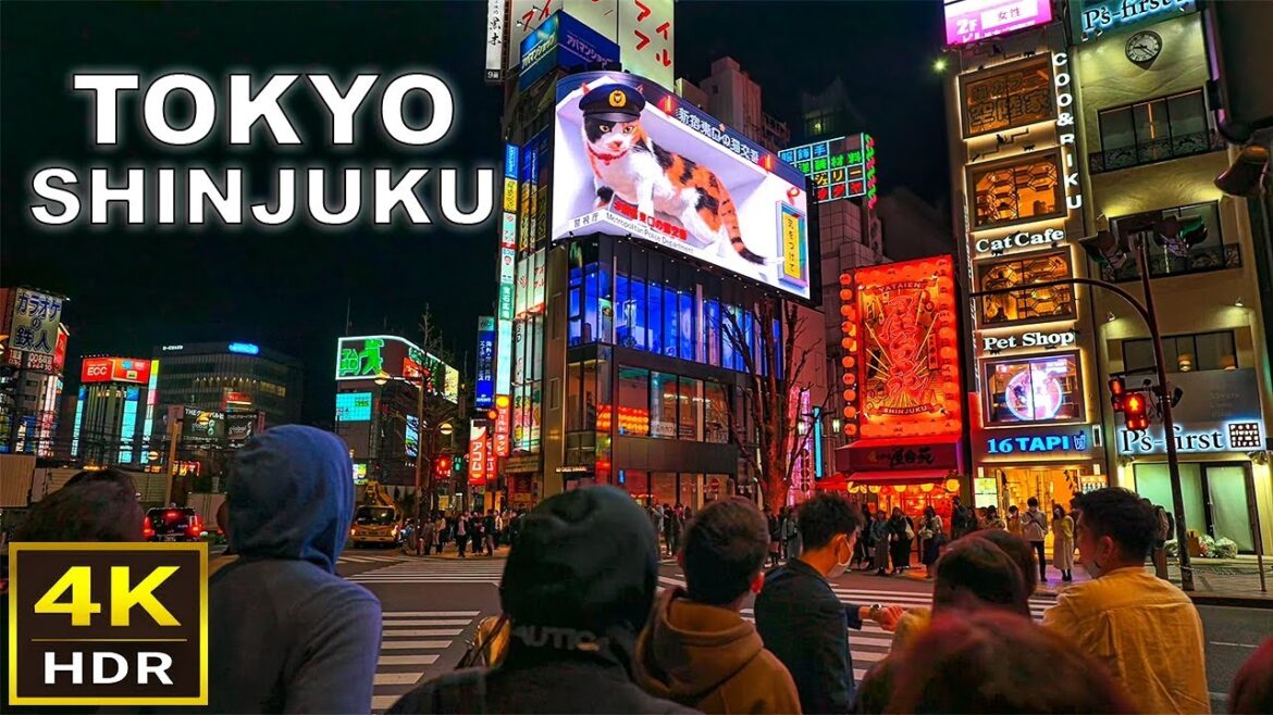 [4K HDR] Shinjuku Tokyo Walking Tour | Tokyo, Japan | 2023