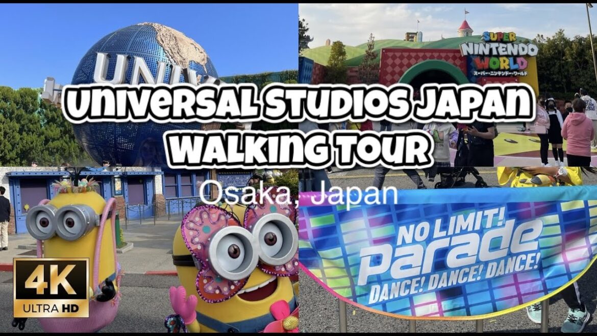 [4k] Universal Studios Japan | Osaka, Japan | Walking Tour | 10 April 2023