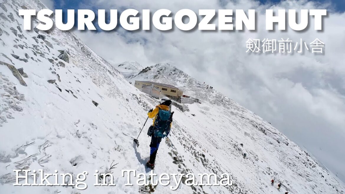 Tateyama Alpine hiking to Tsurugigozen Hut with scary whiteout snow experience