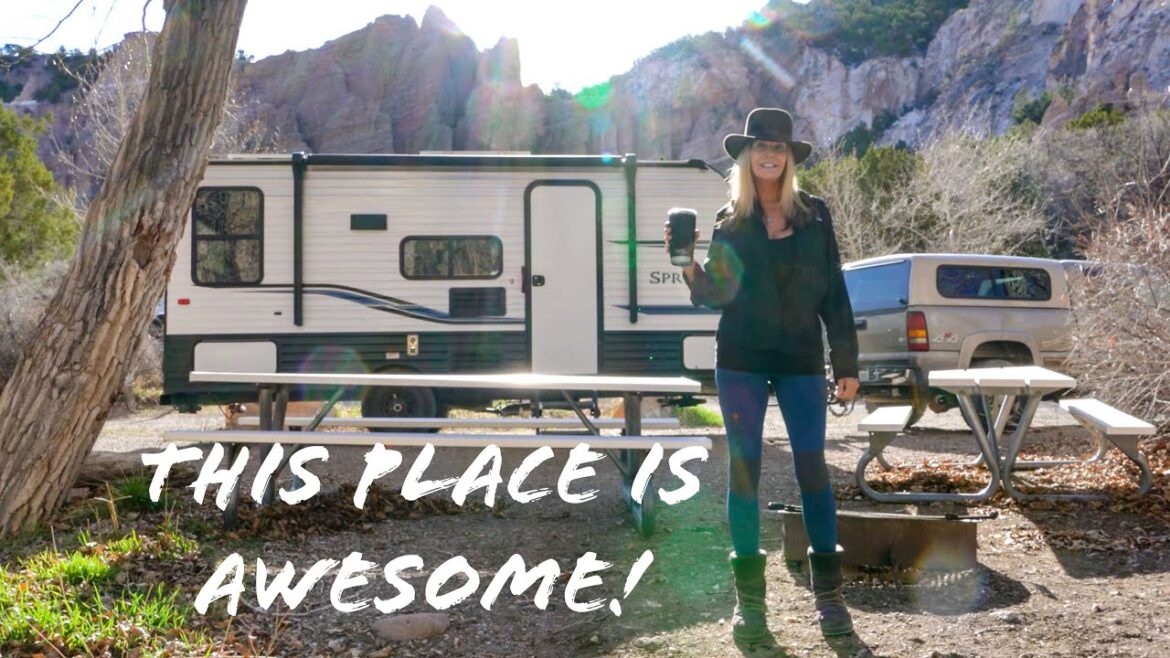 A BEST KEPT SECRET IN UTAH OFF I-70?! | WOMAN Living in A Travel Trailer | Van Life