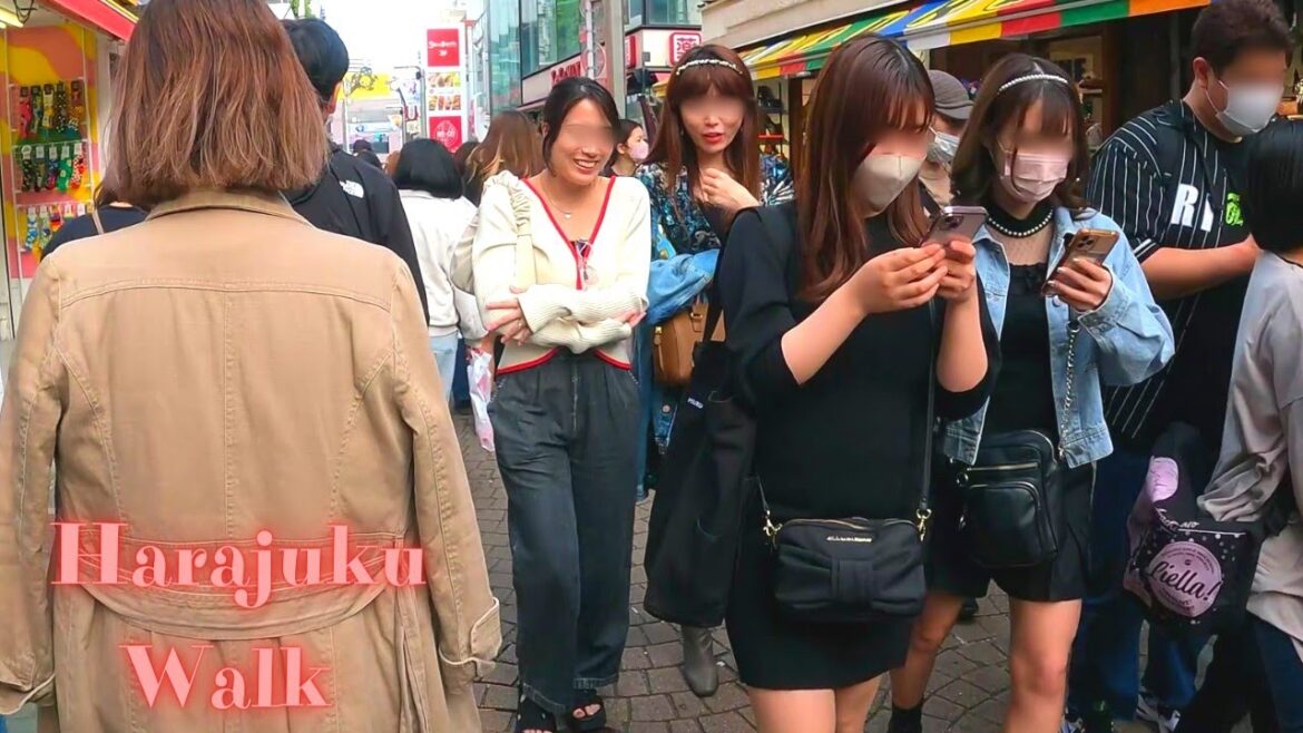 Harajuku Tokyo in Japan walk tour. 6【4K】4.2023