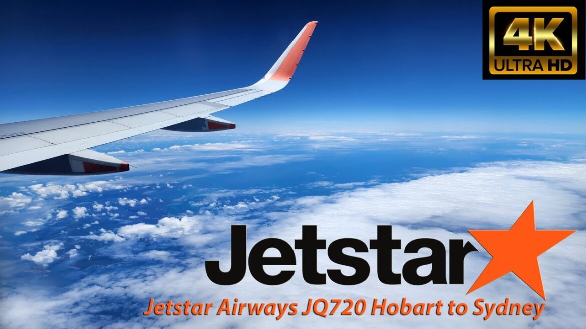 Jetstar Airways JQ720 Hobart to Sydney Experience  4k Jetstar Airways JQ720 Hobart to Sydney Experience  4k