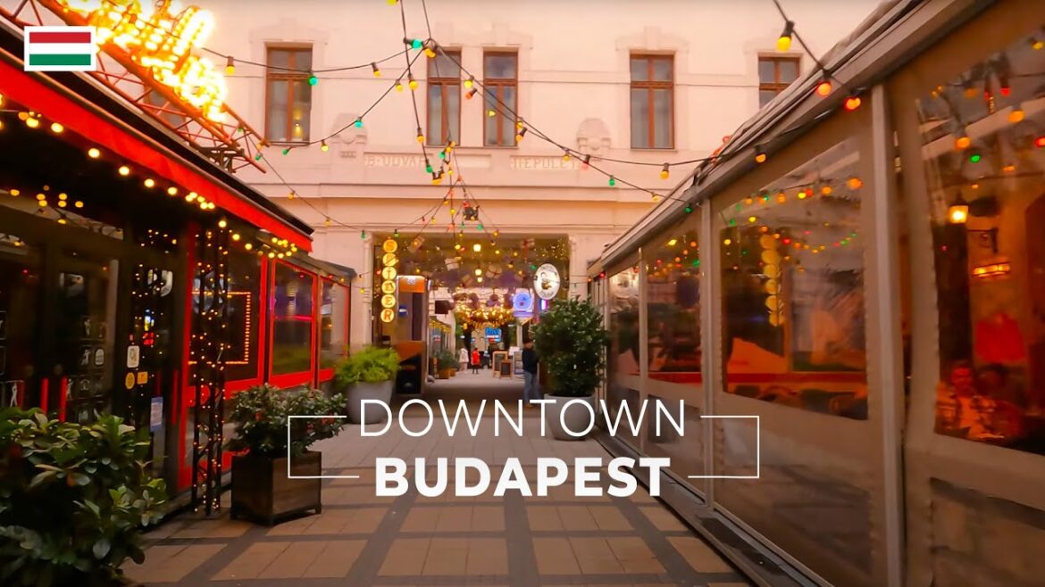 Budapest Downtown Walking Tour [Winter 2022][4K]