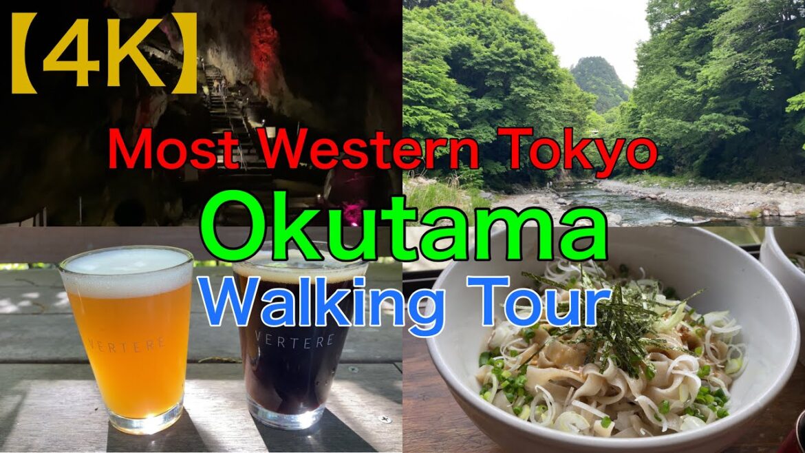 【4K】Okutama, Western Tokyo, Walking tour