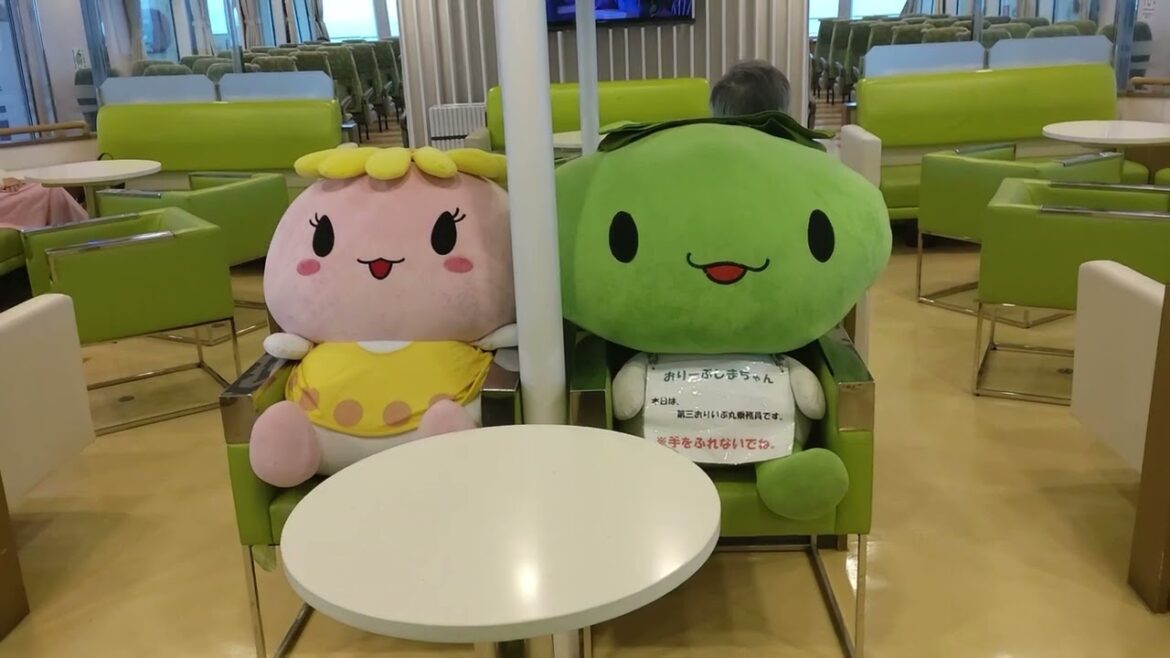 Feels like luxurious i ♪ Go to Shodoshima by ferry [Himeji Port - Fukuda Port]