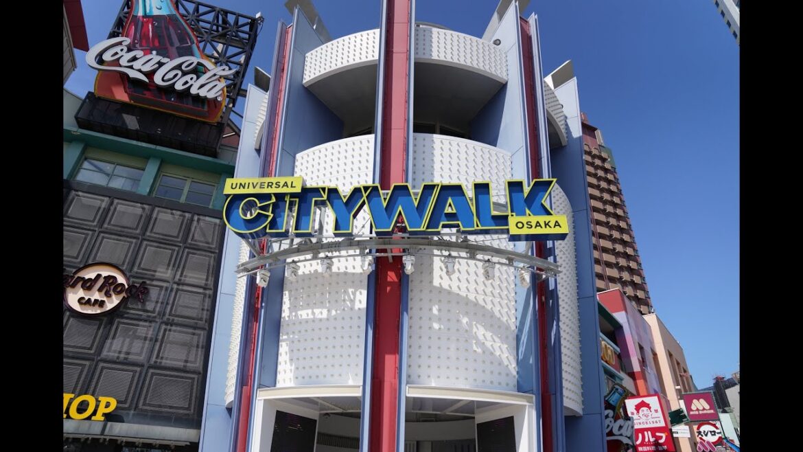 Universal Studios Japan CityWalk 4K Walking Tour Universal Studios Japan CityWalk 4K Walking Tour
