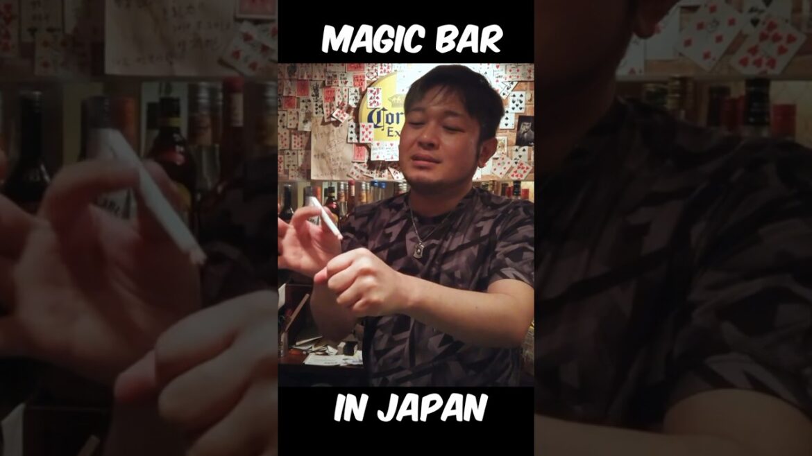 Japan’s Magic Bar! #japan #shorts #japantravel