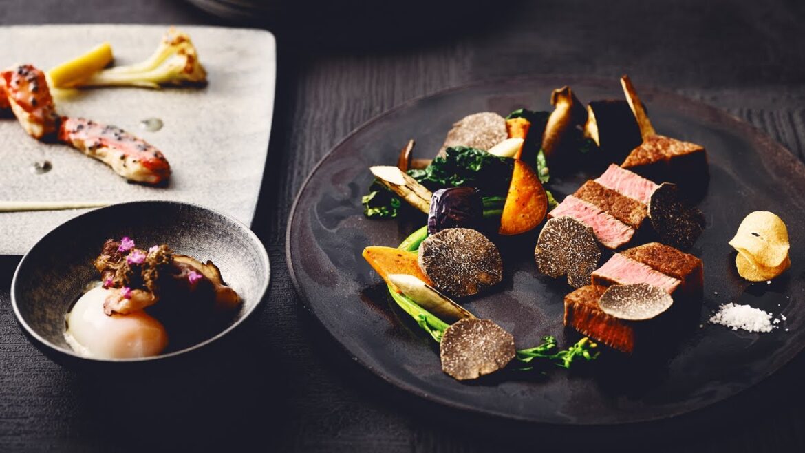 Kuroge Wagyu Beef From Akita, Japanese Teppanyaki Kuroge Wagyu Beef From Akita, Japanese Teppanyaki