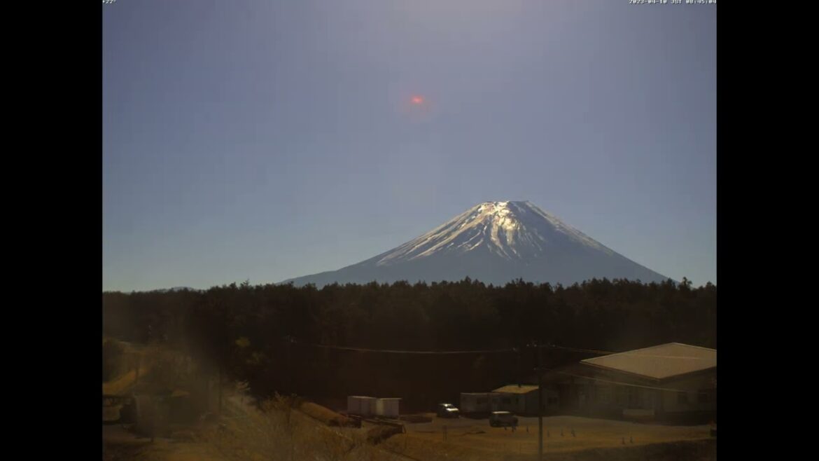 cam28朝霧高原富士山ライブカメラのタイムラプス2023 4