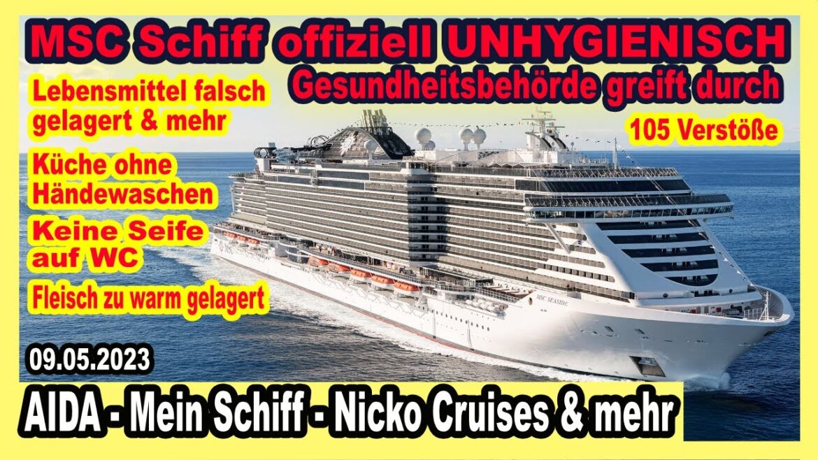 MSC Kreuzfahrtschiff: Massive Hygiene Mängel 🤢 Nicko Cruises verkauft Schiff - AIDA - Mein Schiff 🔴