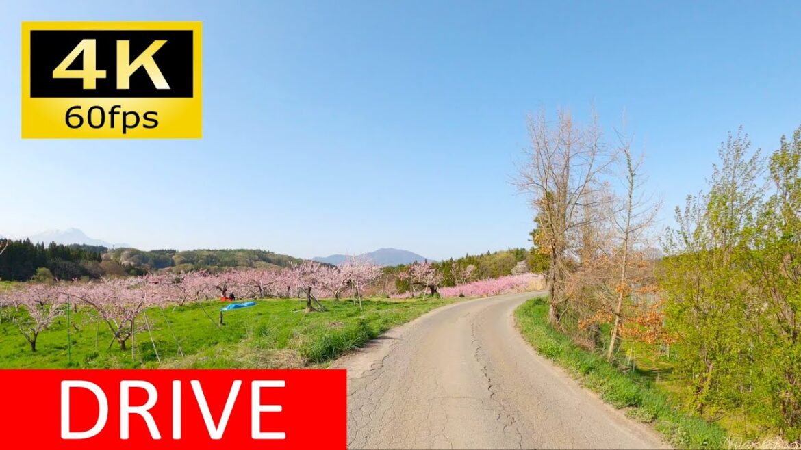 【Driving in Japan】Iizuna Town/Nagano City Municipal Route: Hiraide - Toyono（車載動画 長野市道 丹霞郷） [4K]