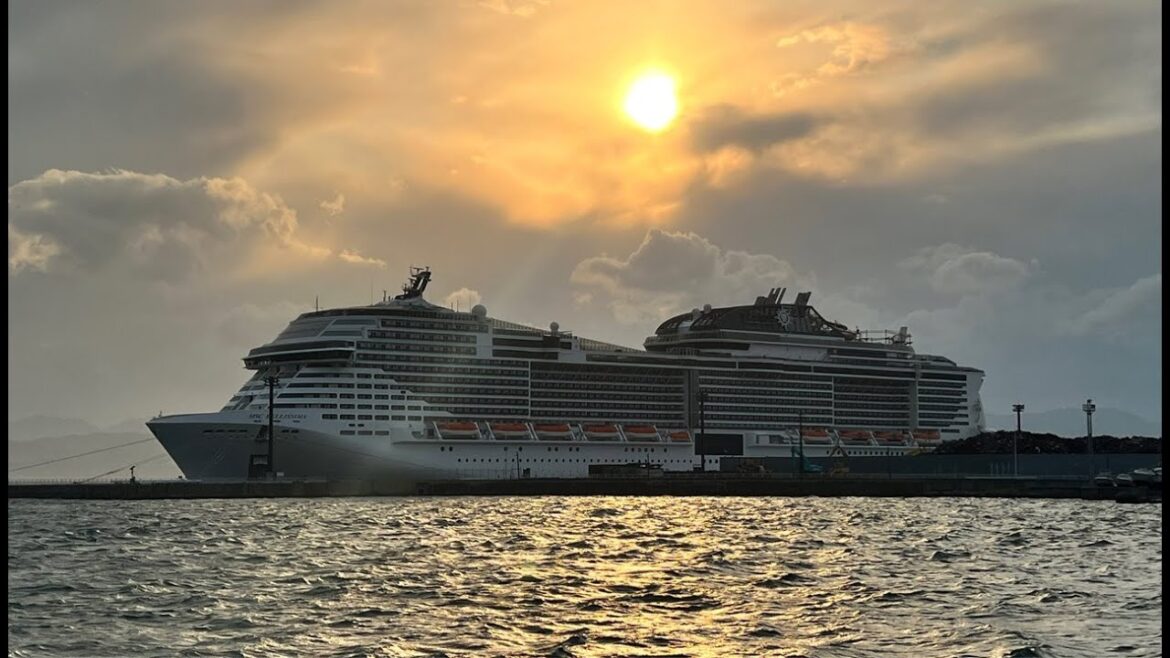 北海道 函館 豪華客船MSCベリッシマをお見送りしよう 2023/05/09