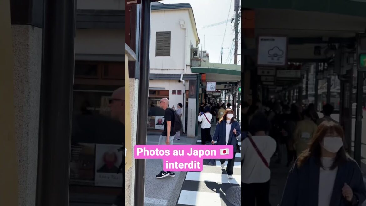 Photos interdites 🚫 au Japon Photos interdites 🚫 au Japon