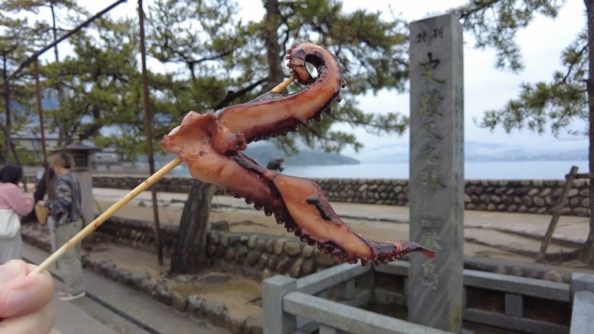 Japanese Street Food! Super delicious and fresh Grilled Squid Tentacles | EAT | JAPAN