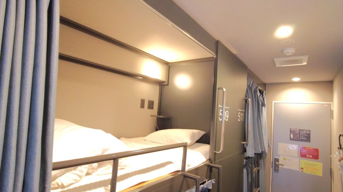 Japan's Cheapest and Smallest Capsule Hotel | Grids Hostel