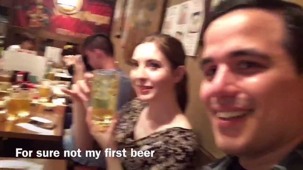 Japan Trip 2016 - Day 2 - Drinking and Eating in Shinjuku with Mark!