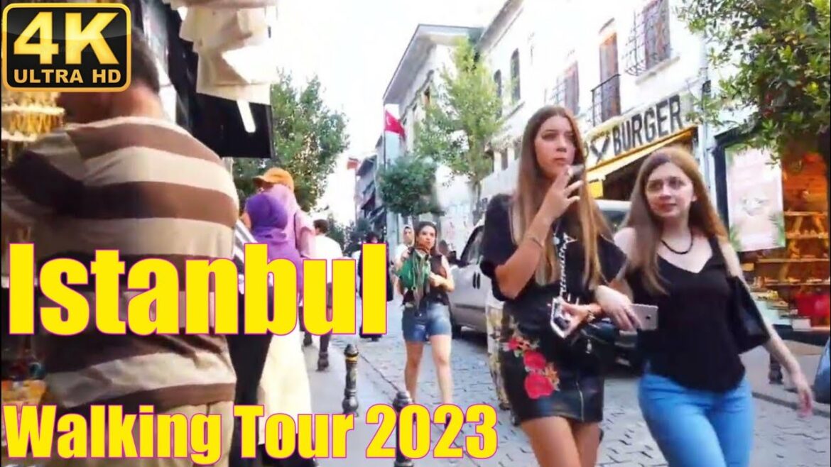 Amazing Walking Tour 2023 Istanbul turkey 🇹🇷 4k 60FPS #istanbul #turkey #walkthrough #2023