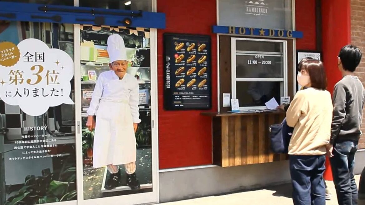 日本全国3位に選ばれた激旨ホットドックを作るおじいちゃん屋台の支店に密着！【今屋のハンバーガー】Japanese street Food