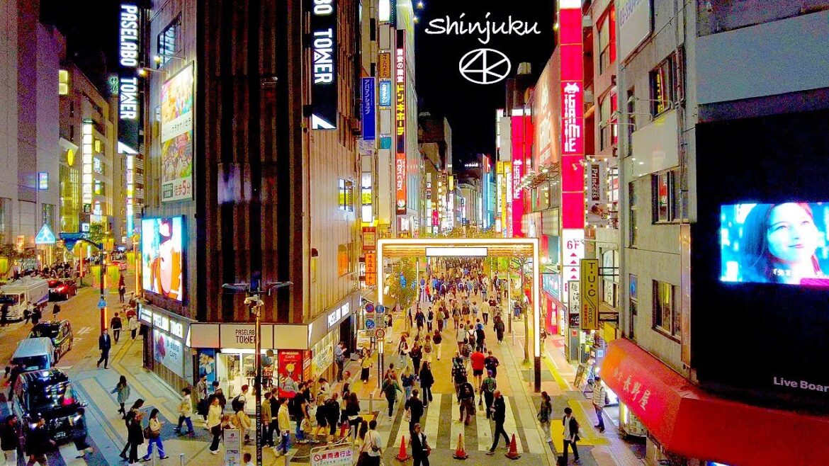 4K【GW夜の新宿】新宿南口から花道通り 歌舞伎町へ 2023 東京 Japan