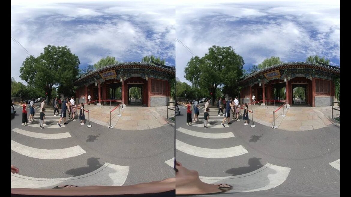 [VR180 5.7k] Summer vacation at Peking University—China Travel