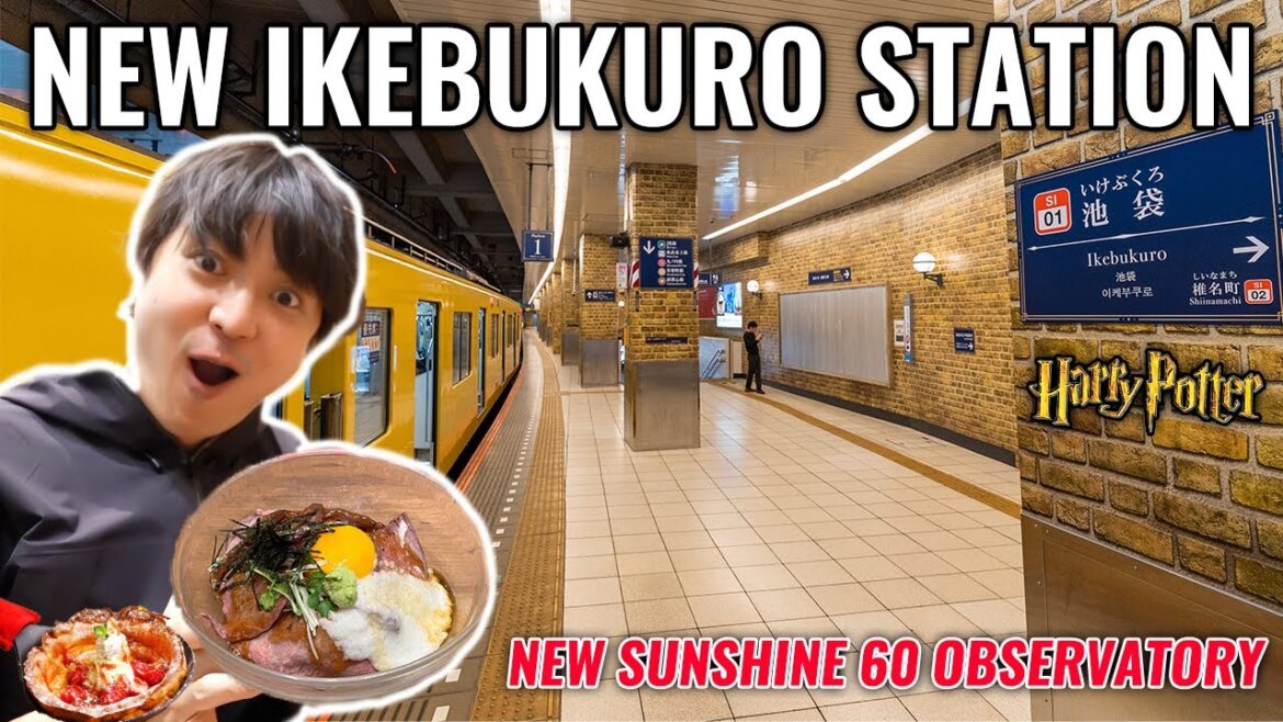 Finally Opened! New Tokyo Ikebukuro Observatory and Harry Potter Themed Station Ep. 399 Finally Opened! New Tokyo Ikebukuro Observatory and Harry Potter Themed Station Ep. 399