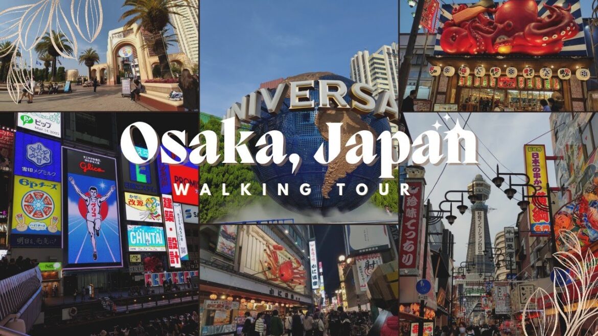 Osaka, Japan | Walking Tour at Universal Studios Japan, Osaka Shinsekai, and Dotonbori
