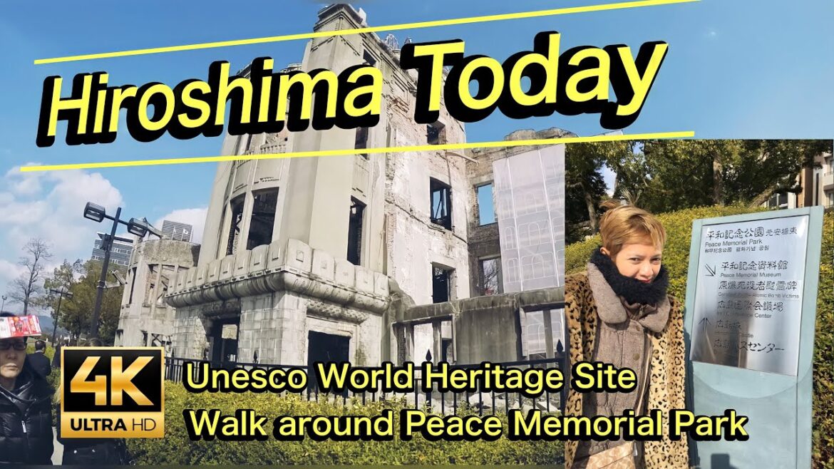 Watch Hiroshima Peace Memorial Park Today - UNESCO World Heritage Site in 4K