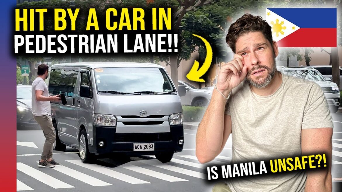 I got HIT BY CAR on CROSSWALK in BGC