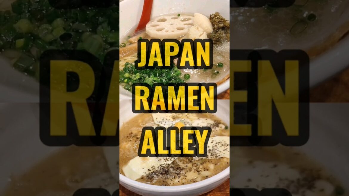 Taste of Japan: Exploring Japan's Legendary Ramen Alley in Sapporo #japan #hokkaido #ramen #shorts
