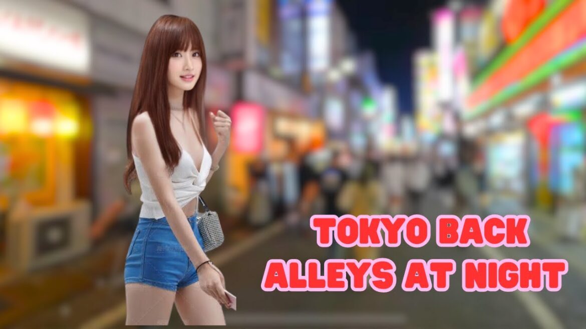 Tokyo’s Joy town and back alleys at late night Tokyo's Joy town and back alleys at late night