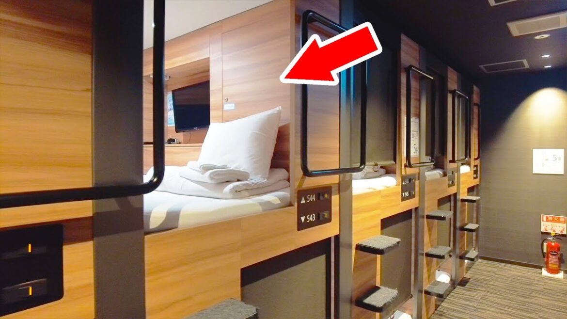 Staying in a very stylish capsule hotel in Tokyo! Smart Stay SHIZUKU Shinagawa Oimachi