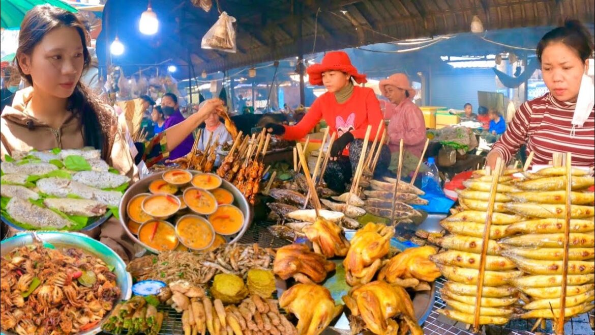 Best Cambodian street food @Countryside | Roasted Frog, Fish, Chicken, Bee, Dessert & More Best Cambodian street food @Countryside | Roasted Frog, Fish, Chicken, Bee, Dessert & More