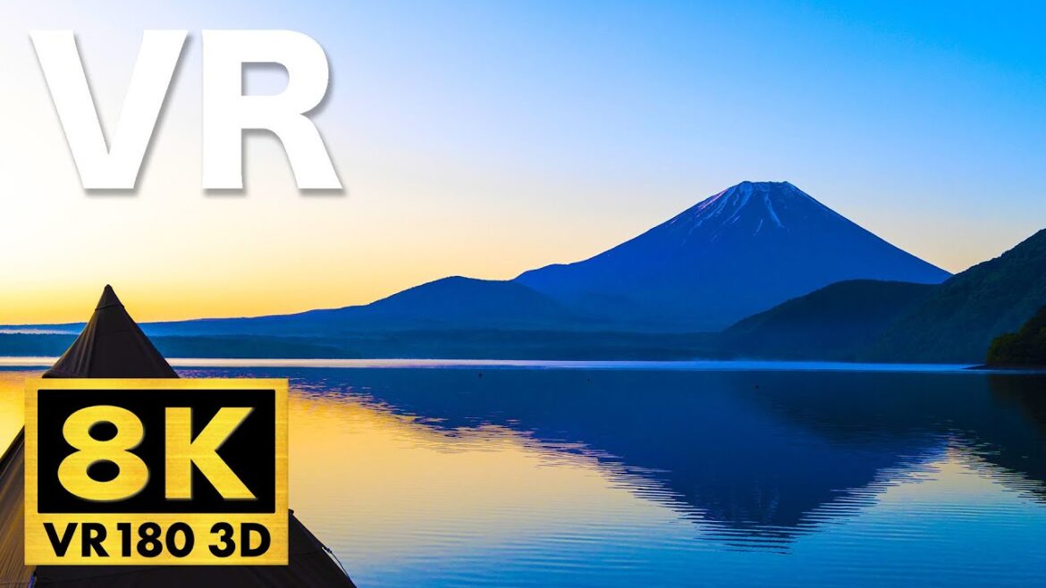 [VR180-8K] Japan Travel Mt.Fuji Virtual Camping, Laid-Back Camp EP1 EP2 [Video for VR Headset]