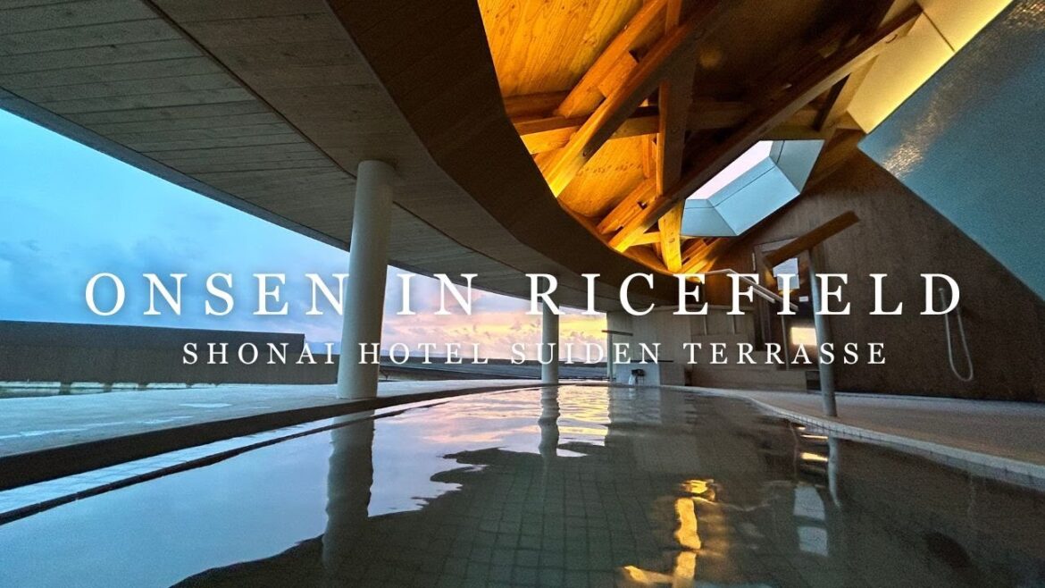Floating Hotel with Onsen in the Rice Fields I Shonai Hotel Suiden Terrasse