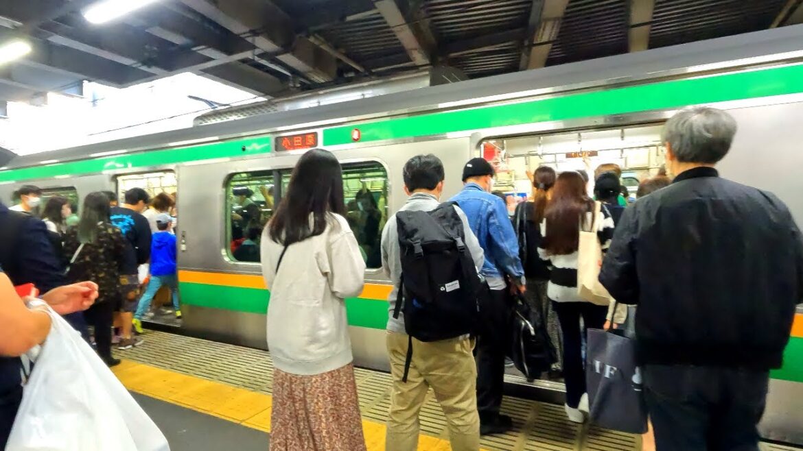 【4K50】ゴールデンウィークの品川駅構内を散歩！帰省ラッシュ！