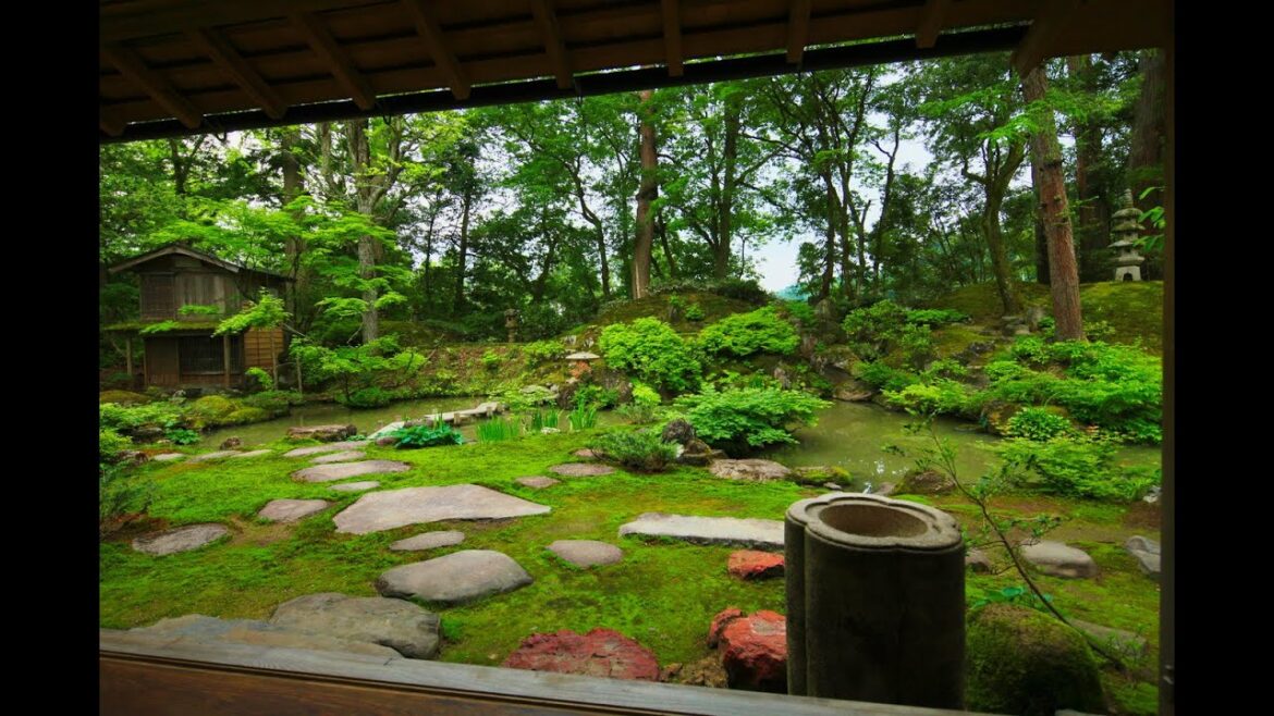 8K HDR 新潟 山奥に隠れた名園 貞観園(名勝) Niigata,Teikanen Garden(Scenic Beauty) Hidden Beauty in Deep Mountain