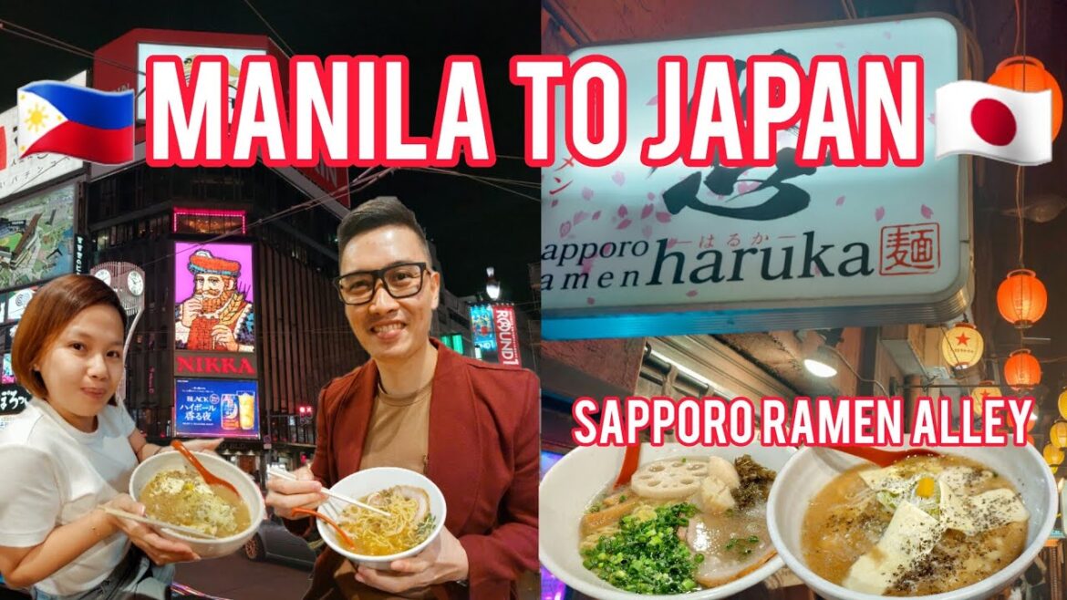MANILA TO JAPAN FLIGHT + EXPLORING THE FAMOUS SAPPORO RAMEN ALLEY AND MORE! | JAPAN VLOG 2023