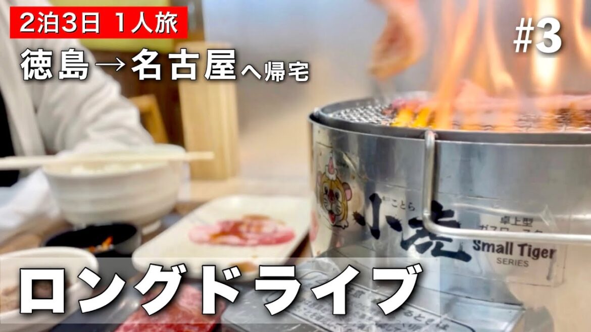 【3日目】ゴールデンウィーク先取り 四国2泊3日1人ドライブ旅 淡路島→奈良公園→名古屋へ【車載動画 vlog】