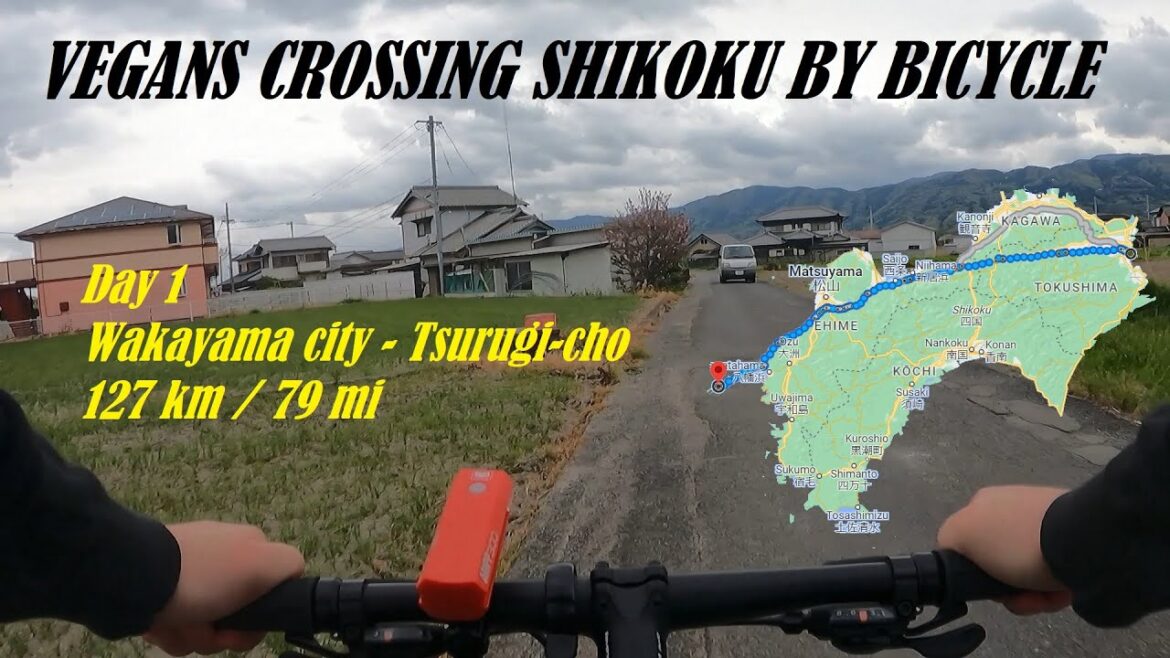 Vegans Crossing Shikoku by Bicycle Day 1 : The Puncture and the Scrapping
