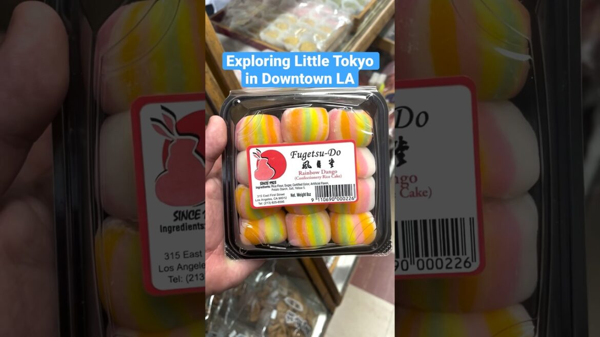 Everything I ate in #LittleTokyo in downtown Los Angeles. #lavlog #dayinmylife #la #foodvlog #shorts