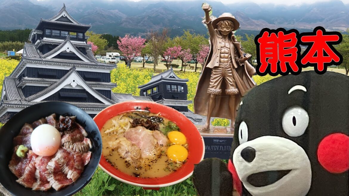 【熊本】よかとこ熊本観光！/熊本城天守閣/熊本ラーメン/旅行あるある