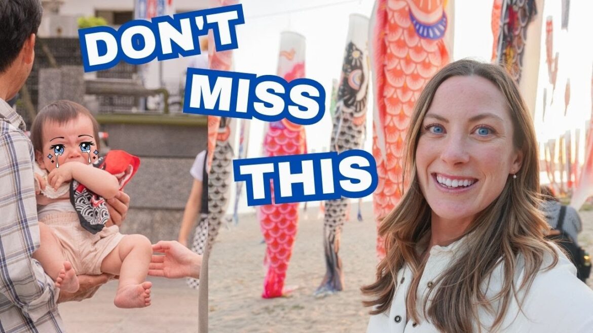 I went to a crying baby sumo match!! Children's day in Japan, and countryside koinobori