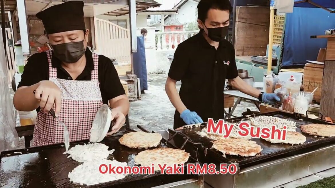 Okonomi Yaki - Japanese Street Food You Don't Want To Miss At JB Century Night Market
