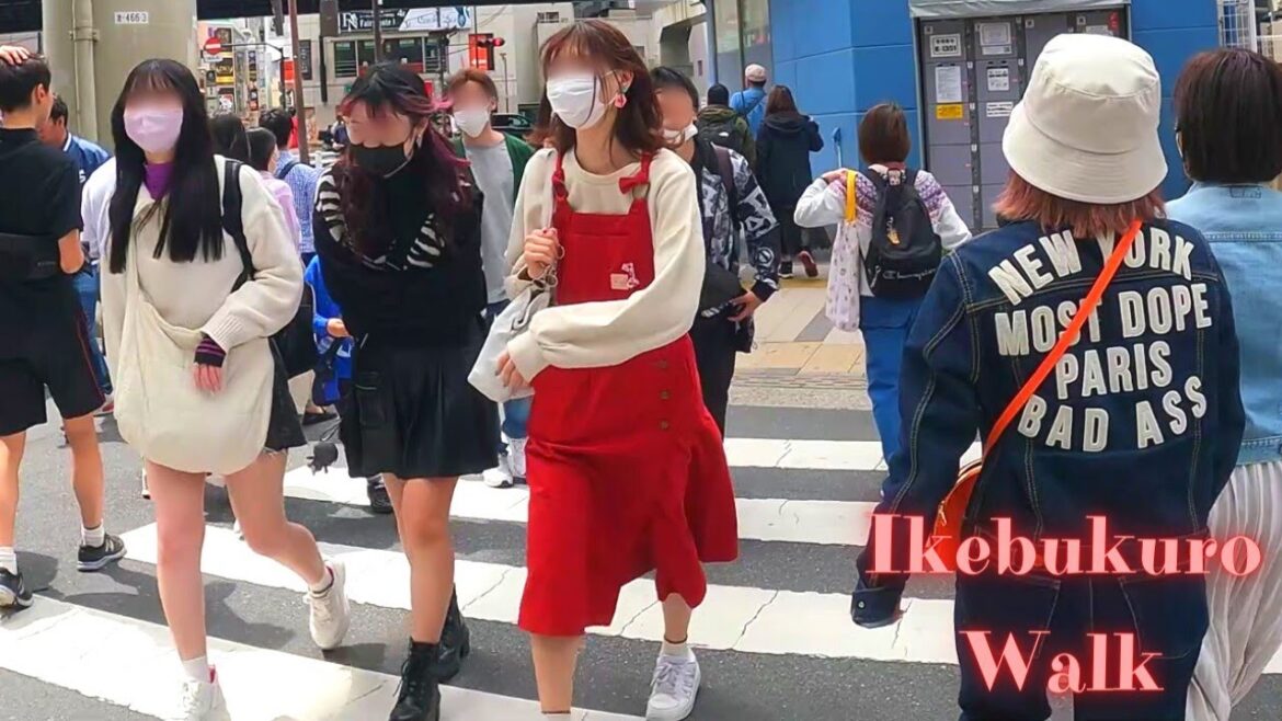 Ikebukuro Tokyo in Japan walk tour. 10【4K】4.2023