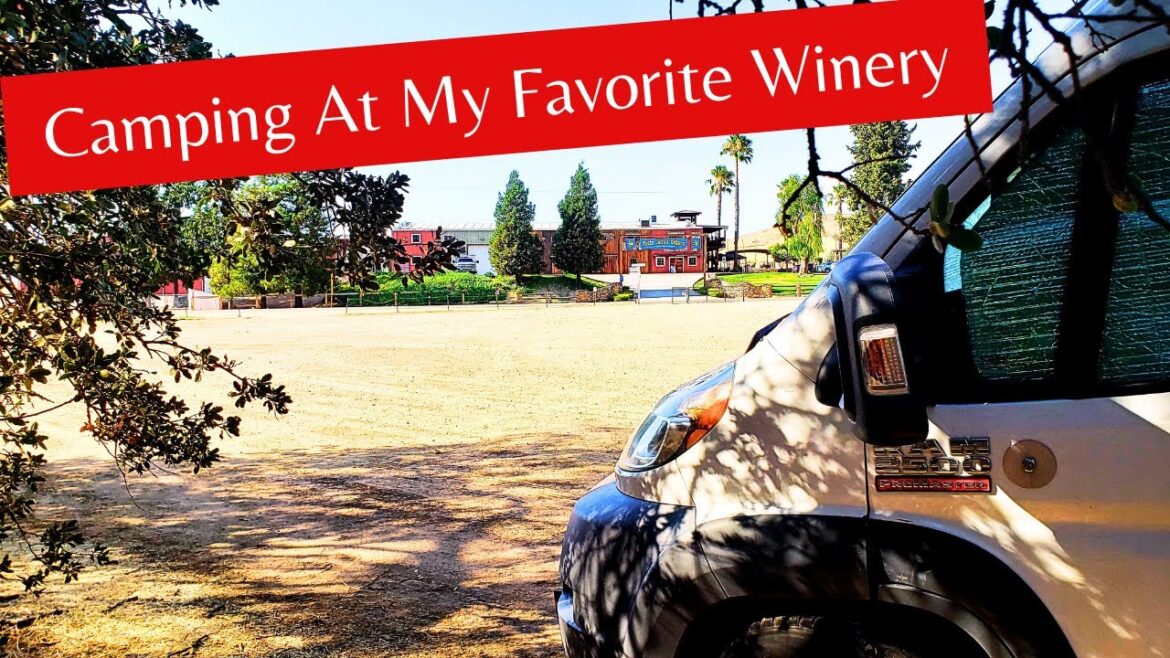 β Tobin James Cellars Winery π· 1st Harvest Host Location | Solo Female Van Life β Tobin James Cellars Winery π· 1st Harvest Host Location | Solo Female Van Life