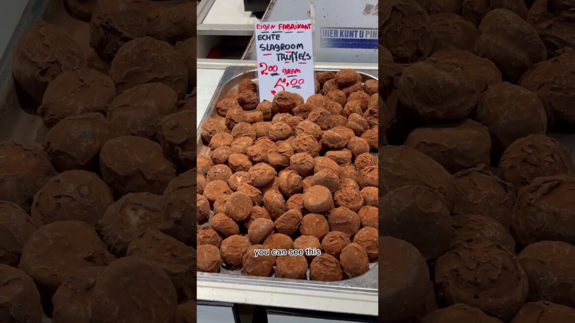 Best Chocolate Truffles in the World at the Albert Cuyp Market in Amsterdam