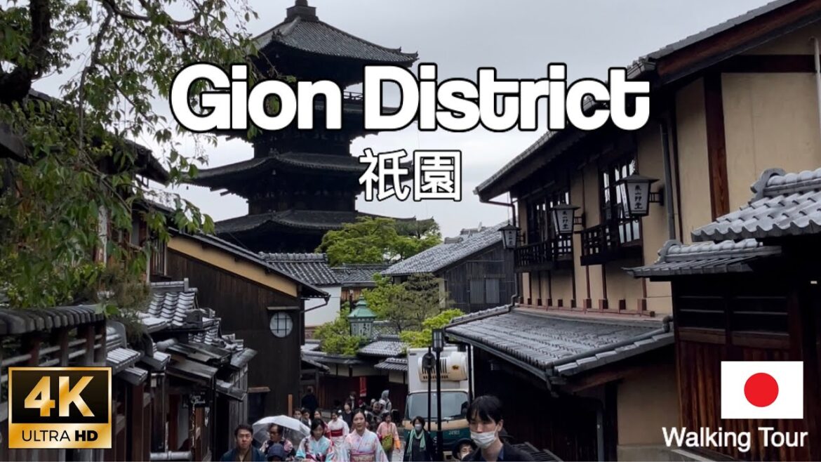 [4K] 🇯🇵 Gion Geisha District | Kyoto, Japan | Walking Tour | April 2023
