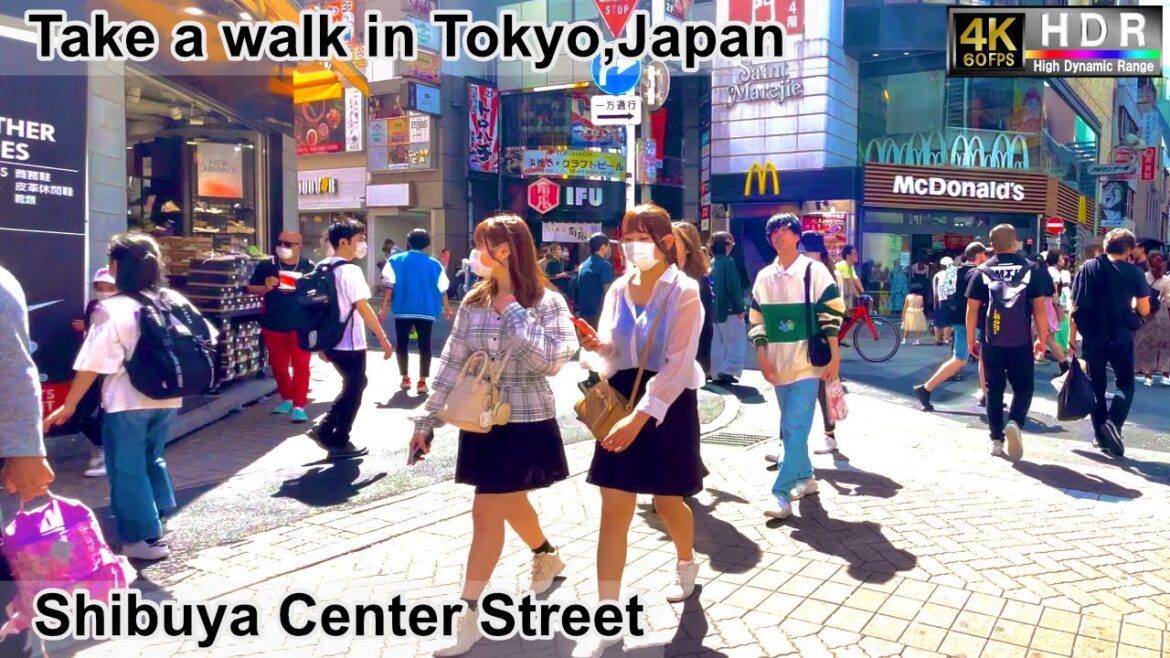 4K 60fps HDR// Take a walk in Tokyo, Japan, Shibuya Center Street→Shibuya Spain Slope→Shibuya Parco 4K 60fps HDR// Take a walk in Tokyo, Japan, Shibuya Center Street→Shibuya Spain Slope→Shibuya Parco